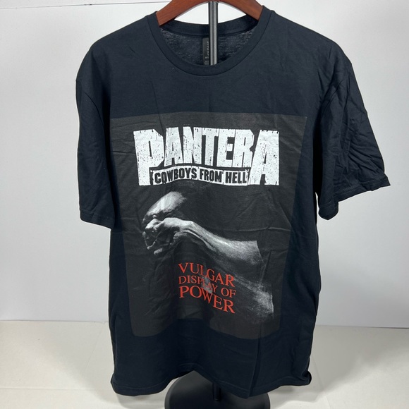 Gildan Other - Black Graphic T-Shirt - Pantera